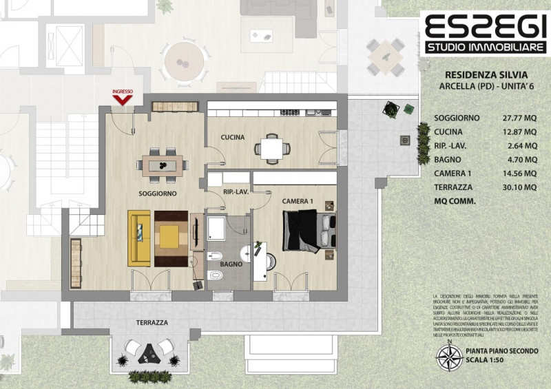 A Padova, nel quartiere San Carlo, proponiamo un elegante appartamento duplex di recente costruzi...