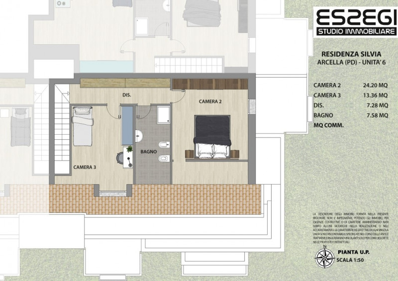 A Padova, nel quartiere San Carlo, proponiamo un elegante appartamento duplex di recente costruzi...