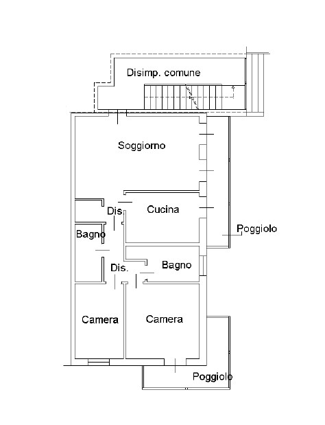 Proponiamo in vendita, nella tranquilla località Deserto di Sant’Elena, un elegante appartamento ...