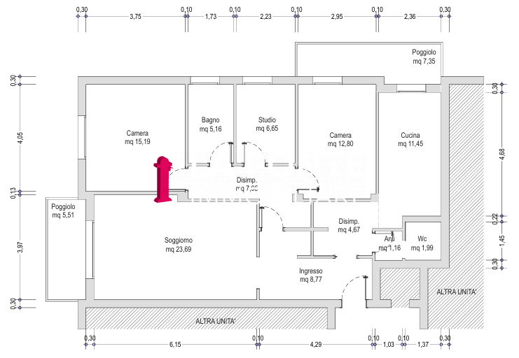ARCELLA SANT'ANTONINO - APPARTAMENTO CHE VERRA' ARREDATO COMPLETAMENTE, ristrutturato al piano pr...