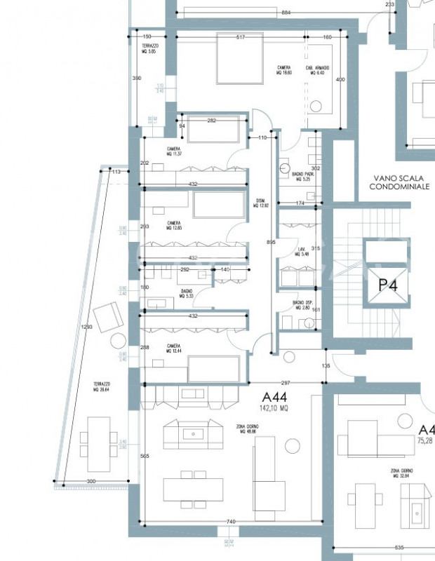 PORTA TRENTO - SAVONAROLA CLASSE A4 

Piano Alto 
soggiorno con angolo cottura di circa 50 mq con...