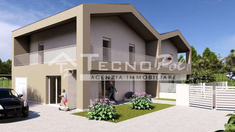 BORGORICCO - Bifamiliare in costruzione con scoperto privato di circa 800 mq.

Ampi spazi abitati...