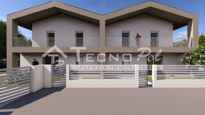 BORGORICCO - Bifamiliare in costruzione con scoperto privato di circa 800 mq.

Ampi spazi abitati...