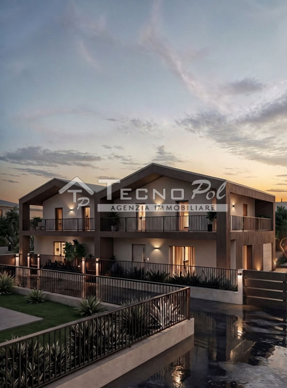 BORGORICCO - Bifamiliare in costruzione con scoperto privato di circa 800 mq.

Ampi spazi abitati...