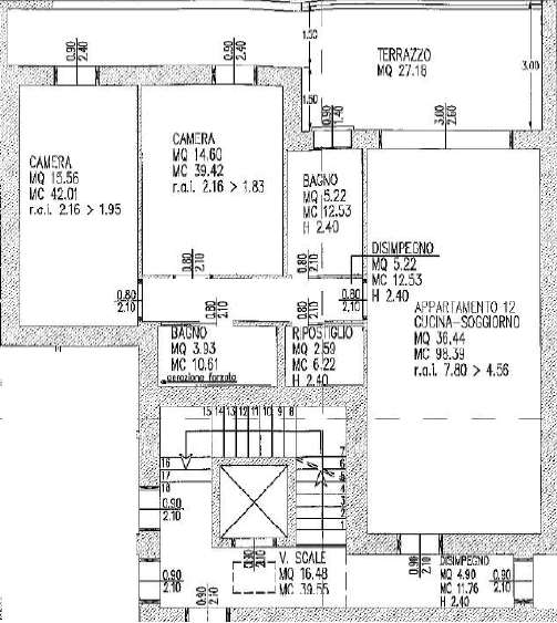 Mestrino: In quartiere residenziale nel cuore di Mestrino proponiamo un'attico composto da un'amp...