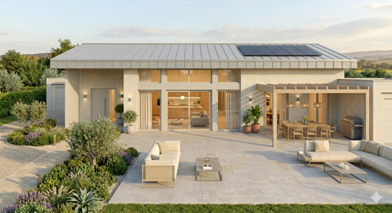 Nel cuore della servitissima zona di Sacro Cuore, proponiamo in vendita una villa moderna singola...