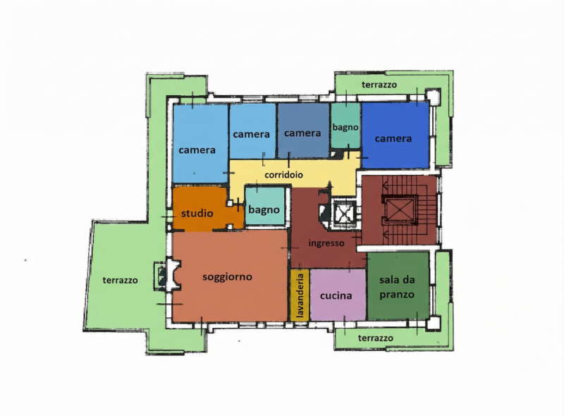 CAMPOSAMPIERO - Signorile appartamento dalle metrature introvabili, posizionato in una zona strat...