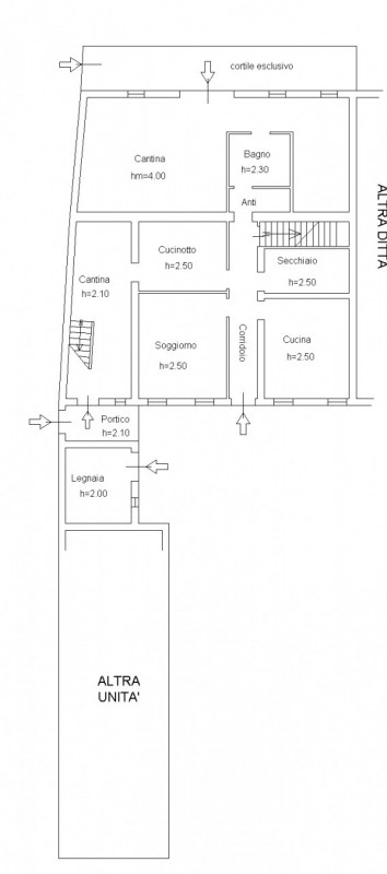 COMPOSIZIONE:
Proponiamo in vendita interessante compendio immobiliare composto da tre unità abit...