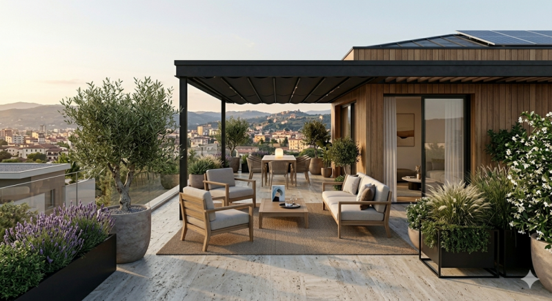 Nel cuore della servitissima zona di Sacro Cuore, proponiamo in vendita attico di nuova costruzio...