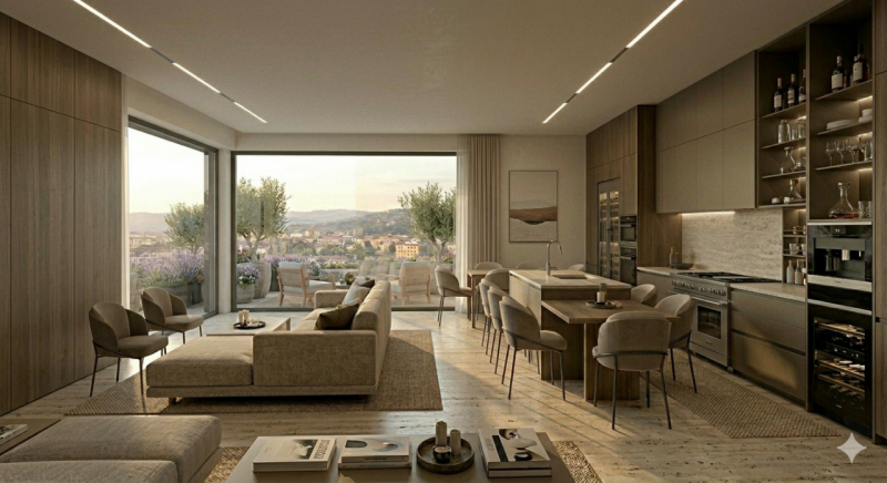 Nel cuore della servitissima zona di Sacro Cuore, proponiamo in vendita attico di nuova costruzio...