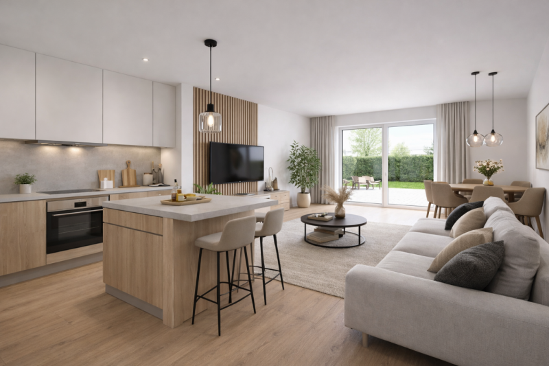 Scopri questo incantevole appartamento bilocale con giardino  situato nel cuore di Noale, una del...