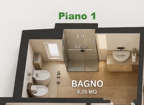 Centro. Appartamento di 74 mq, da ristrutturare.  
Euro 208.000 Largo Europa, posizione ottimale ...