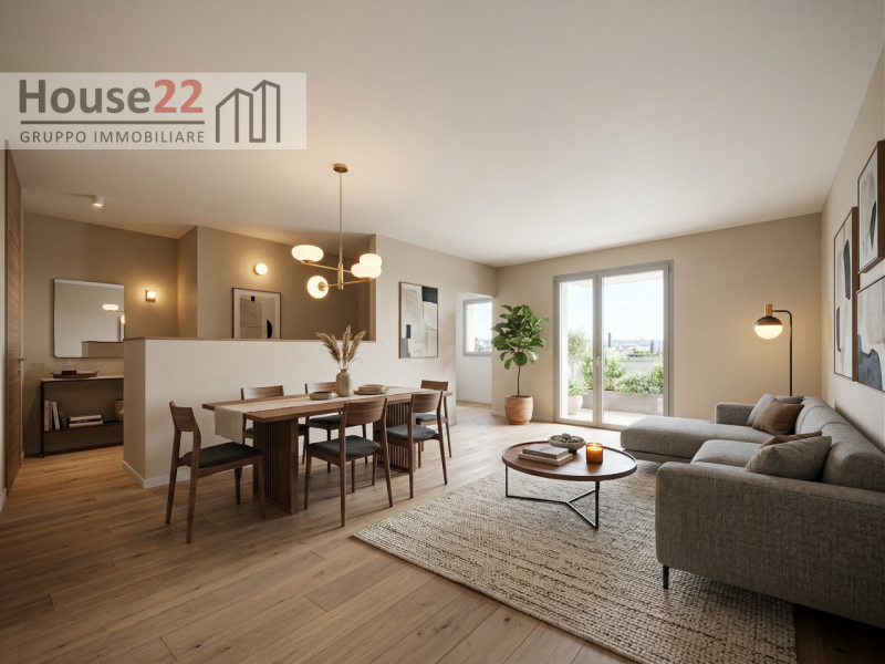 VICENZA. L'ARCHITETTURA CONTEMPORANEA INCONTRA LO SPAZIO GENEROSO. ESCLUSIVO TRICAMERE CON TERRAZ...