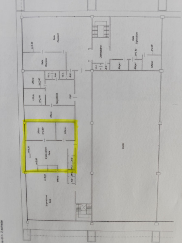 centro grossisti libero subito ufficio di 130 mq al primo piano ,ampio parcheggio --- annuncio pu...