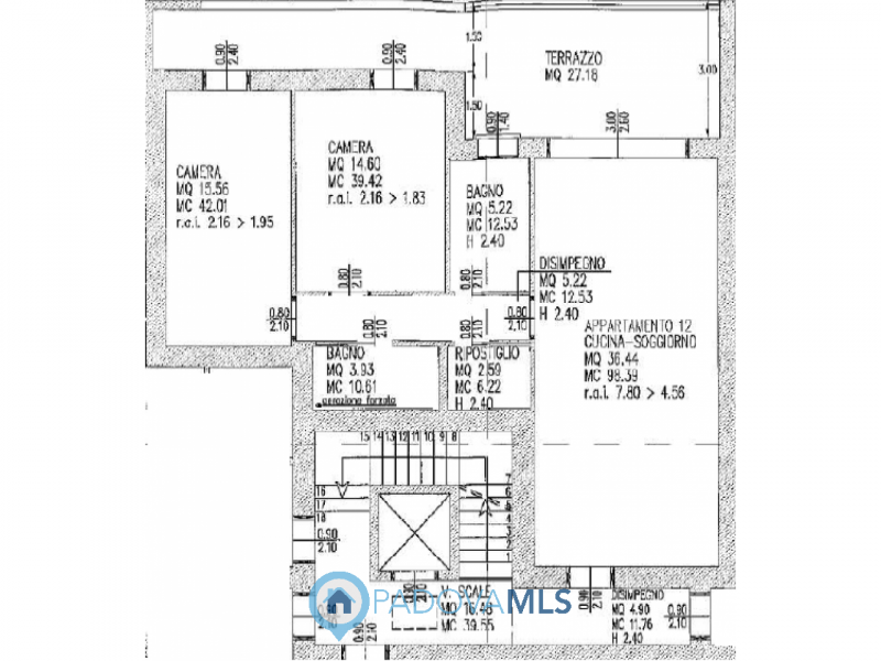 Mestrino: 
In quartiere residenziale nel cuore di Mestrino proponiamo un'attico composto da un'am...