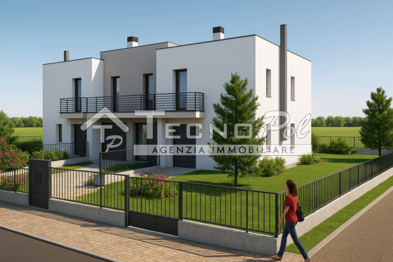 Nel comune di Loreggia proponiamo in costruzione trifamiliare composta da tre unità a schiera ind...