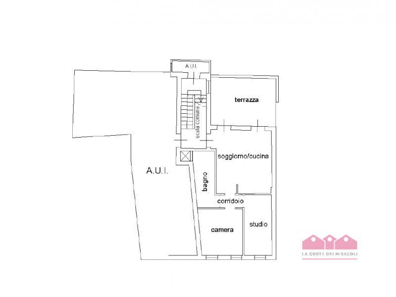 CONTRATTO 3+2 CON RESIDENZA: A VICENZA, FRONTE PORTA SANTA CROCE, IN PALAZZINA DI SOLE 6 UNITÀ, P...