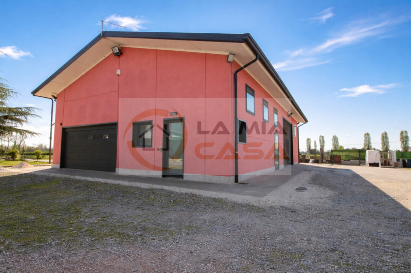 RIO di PONTE SAN NICOLO' - capannone agricolo di grandi metrature, con terreno adiacente per di c...