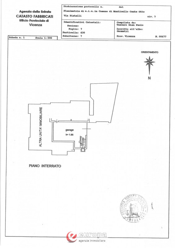 A pochi Km. dalla città, in direzione Nord e precisamente a CAVAZZALE, zona interna a viale Europ...