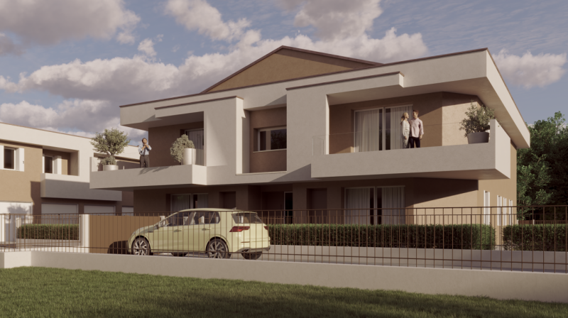 MASSANZAGO vic.ze: proponiamo appartamenti in fase di costruzione, all’interno di due palazzine m...