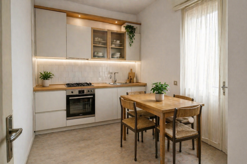 Proponiamo in vendita una porzione di bifamiliare, sviluppata interamente su un unico livello al ...