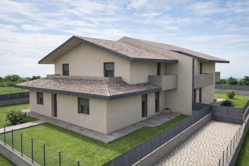 COMPOSIZIONE:
Proponiamo in vendita al greazzo avanzato, nuova porzione di trifamiliare in realiz...