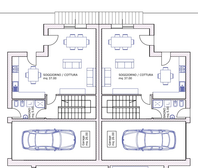 COMPOSIZIONE:
Proponiamo in vendita al greazzo avanzato, nuova porzione di trifamiliare in realiz...