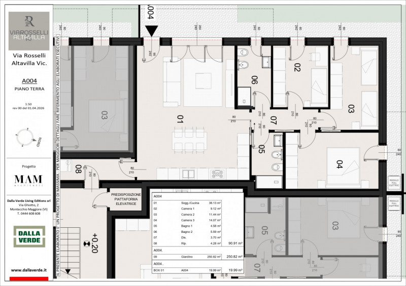 Stai cercando un NUOVO APPARTAMENTO TRICAMERE CON GRANDE GIARDINO E INGRESSO INDIPENDENTE IN CLAS...