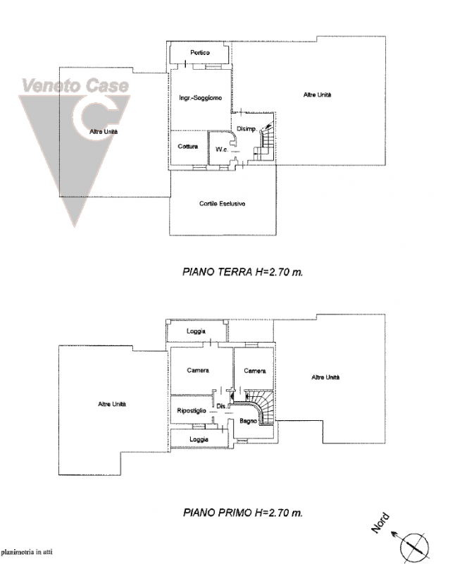A Piovega proponiamo in vendita un' esclusiva porzione centrale di trifamiliare costruita nel 200...
