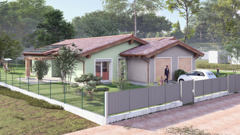 Prossima costruzione in posizione eccezionale! In centro ma non disturbata dai rumori! Porzione d...