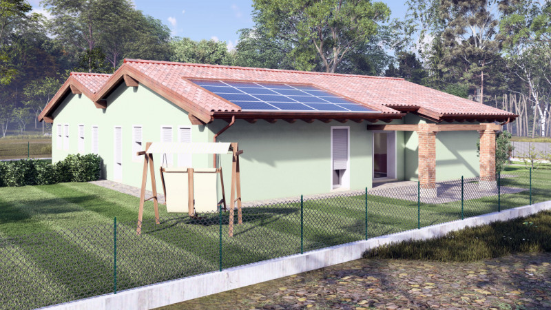 Prossima costruzione in posizione eccezionale! In centro ma non disturbata dai rumori! Porzione d...