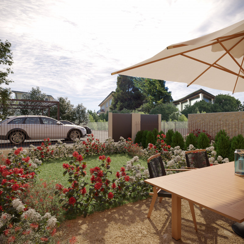 Scopri questa affascinante bifamiliare situata nel cuore di Campedello, una delle zone più ricerc...