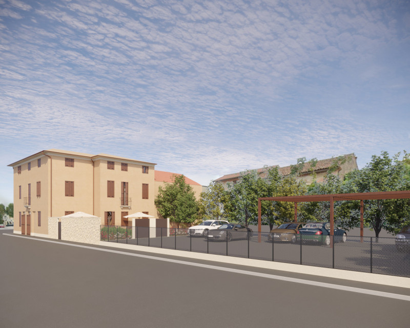 Scopri questa affascinante bifamiliare situata nel cuore di Campedello, una delle zone più ricerc...