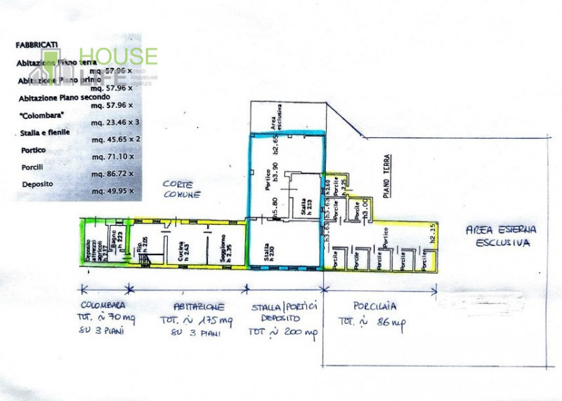 BREGANZE: SPLENDIDO CASALE di campagna circondato da vigneti da ristrutturare di c.a. 300 mq. Ott...