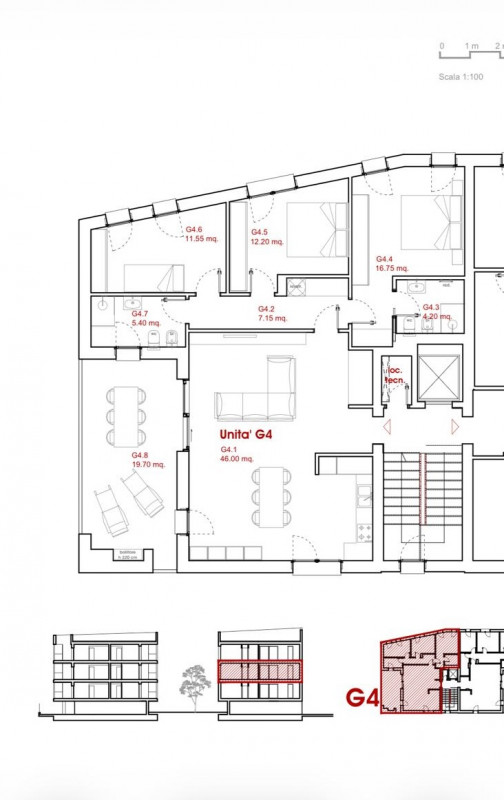 Ponte San Nicolò - Voltabarozzo: Appartamento al secondo piano con ascensore così composto:
Ingre...