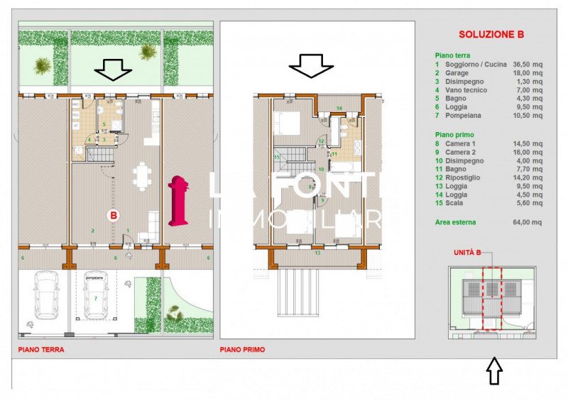 MESTRINO FRAZ. di LISSARO proponiamo in vendita un'elegante porzione centrale di TRIF.RE in pront...