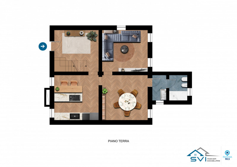 Scopri questa affascinante opportunità immobiliare situata nella tranquilla località di Poncia, n...