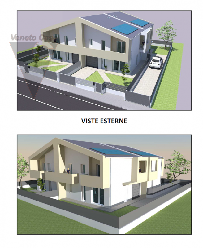 Proponiamo in vendita una splendida porzione di quadrifamiliare di nuova costruzione allo stato d...