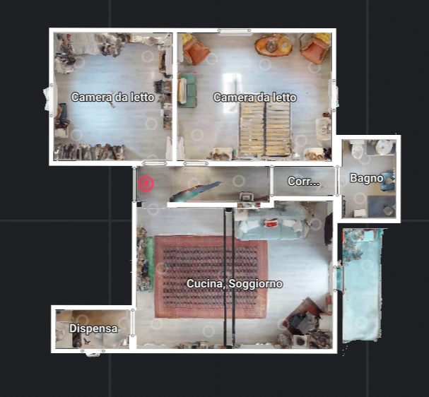 TI INVITIAMO A VISITARE PRIMA IL VIRTUL TOUR 3D DELL'APPARTAMENTO. COSI' POTRAI VISITARLO SOLO SE...