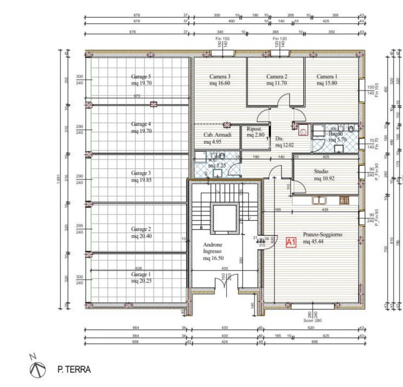 In contesto condominiale di sole 5 unità proponiamo quadrilocale situato nel cuore di Campodarseg...