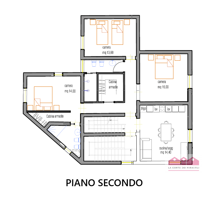 FAVIGNANA CENTRO: SPLENDIDO ATTICO TRICAMERE CON TERRAZZA PANORAMICA, COMPLETAMENTE RISTRUTTURATO...