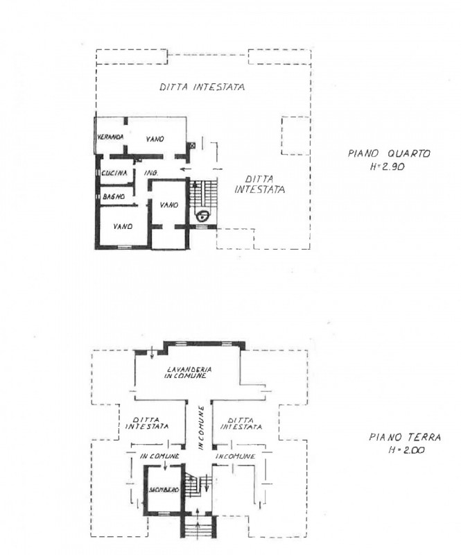 Zona centrale e servita, luminoso appartamento al terzo e ultimo piano  parzialmente ristrutturat...