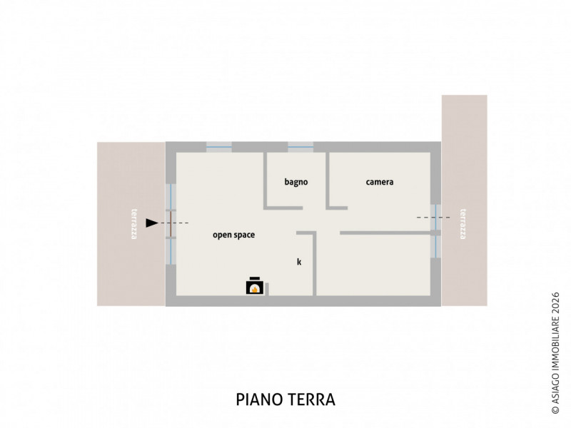A GALLIO APPARTAMENTO BICAMERE AL PIANO TERRA IN PICCOLO RESIDENCE Asiago Immobiliare propone in ...