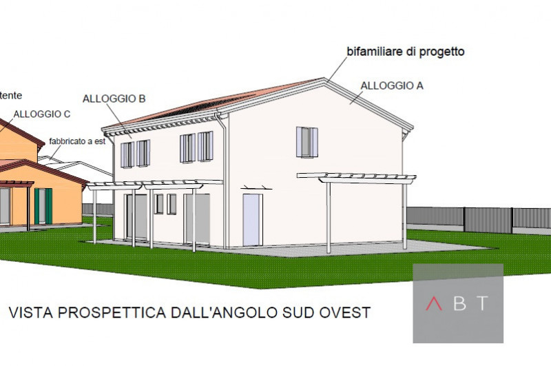 Situata nella frazione di Presina, nuova bifamiliare in costruzione e composta di: ingresso, sogg...