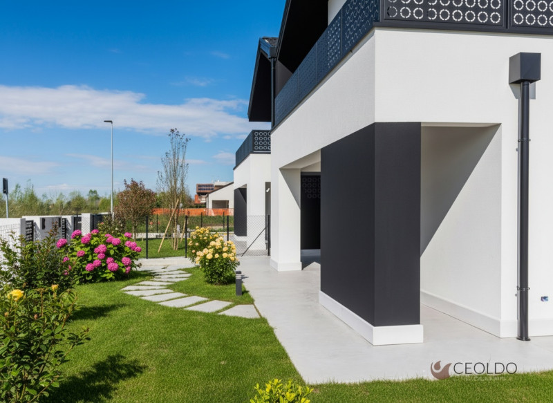 Vigonza-centro-: proponiamo una splendida porzione di bifamiliare situata nel rinomato contesto r...