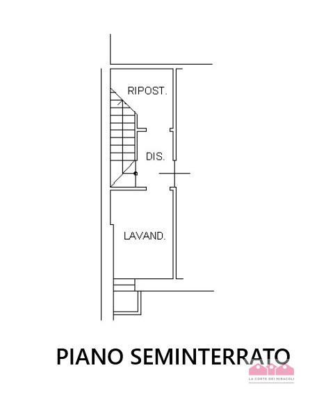 CREAZZO: PORZIONE DI CASA CON GIARDINO SU TRE LIVELLI, INGRESSO, CUCINA, SOGGIORNO, BAGNO OSPITI,...