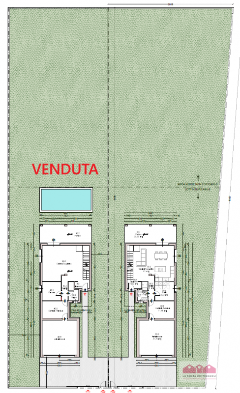 ZONA BERTESINA: NUOVA VILLA SINGOLA IN COSTRUZIONE, CON GIARDINO E POSSIBILITA' PISCINA. RIF VS94...