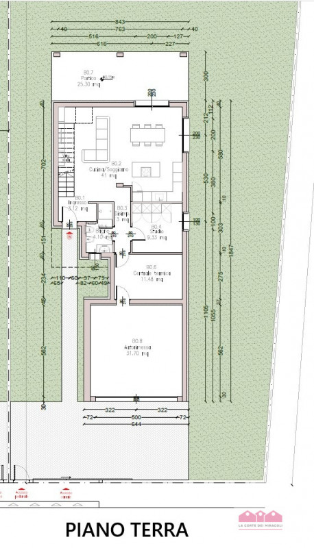 ZONA BERTESINA: NUOVA VILLA SINGOLA IN COSTRUZIONE, CON GIARDINO E POSSIBILITA' PISCINA. RIF VS94...