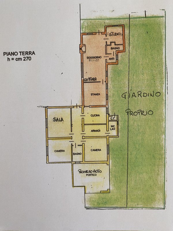 Casa con giardino in Limena zona Taggì. Posizione tranquilla ma vicina ai servizi. La casa è comp...