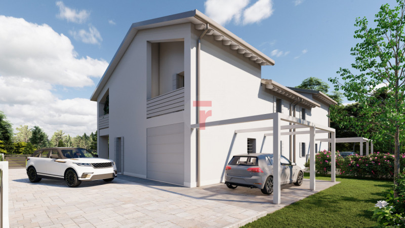 A Cavino di San Giorgio delle Pertiche, in un quartiere residenziale tranquillo e immerso nel ver...